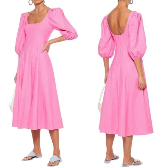 EUC STAUD Swells Dress Sz4 Pink - Picture 3 of 7